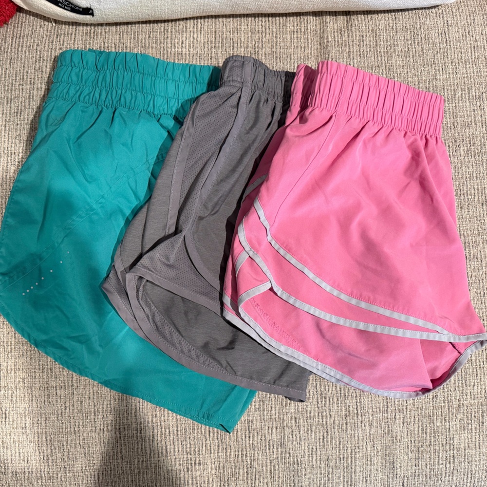 Bundle of 3 Women’s Running Shorts Size Small- Nike ASICS All In Motion